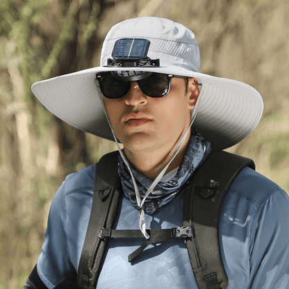 🔥 New Ultralight Solar Fan Sun Hat – Lighter Than a Baseball!⚾(Only 11oz)