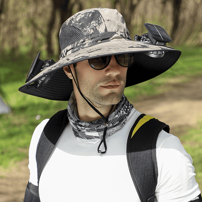 🔥 New Ultralight Solar Fan Sun Hat – Lighter Than a Baseball!⚾(Only 11oz)