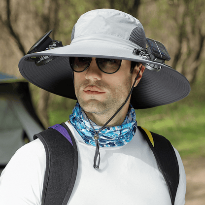 🔥 New Ultralight Solar Fan Sun Hat – Lighter Than a Baseball!⚾(Only 11oz)