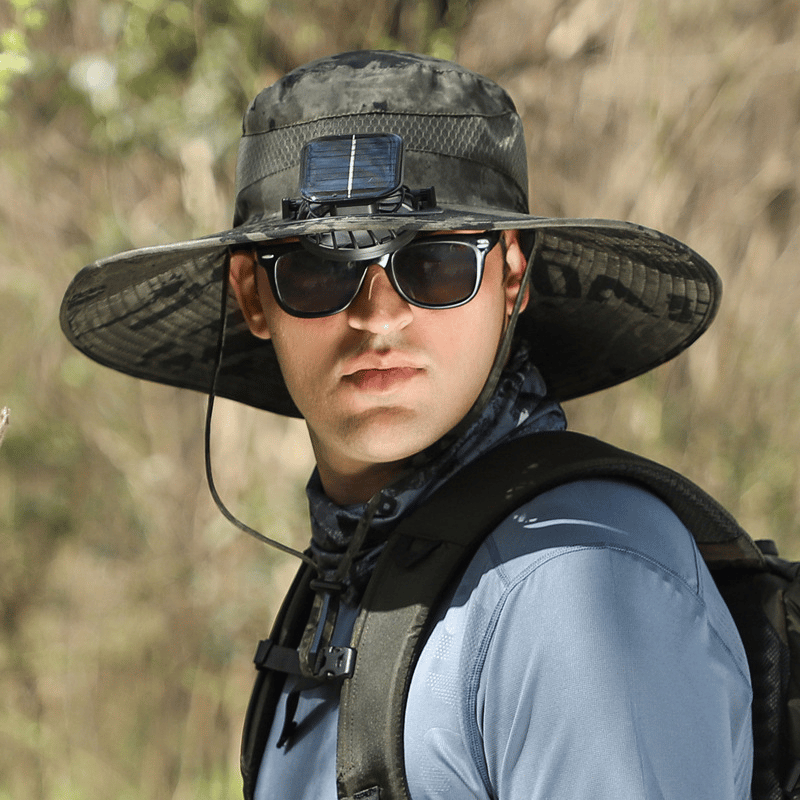 🔥 New Ultralight Solar Fan Sun Hat – Lighter Than a Baseball!⚾(Only 11oz)