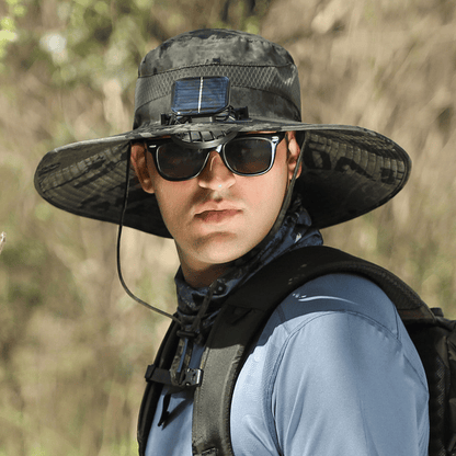 🔥 New Ultralight Solar Fan Sun Hat – Lighter Than a Baseball!⚾(Only 11oz)