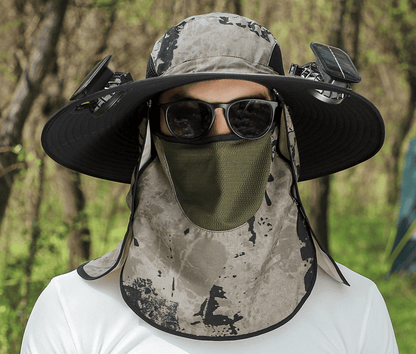 🔥 New Ultralight Solar Fan Sun Hat – Lighter Than a Baseball!⚾(Only 11oz)